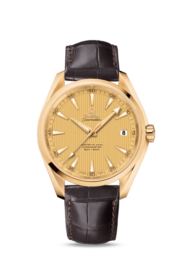 Omega Seamaster Aqua Terra 150m Master Co-Axial 41.5 Yellow Gold / Champagne